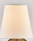 Caldwell 1-Light Antique Brass Antler Wall Sconce with Fabric Shade