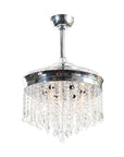42" Mateo Crystal Ceiling Fan with Lighting