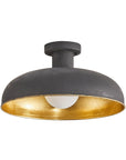 1-Light Industrial Flush Mount Ceiling Light - ParrotUncle