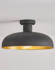 1-Light Industrial Flush Mount Ceiling Light - ParrotUncle
