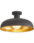 1-Light Industrial Flush Mount Ceiling Light - ParrotUncle
