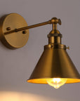 1-Light Rhem Brass Wall Sconce Light - ParrotUncle