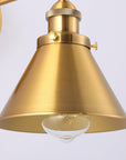 1-Light Rhem Brass Wall Sconce Light - ParrotUncle