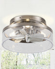 13" Reversible Flush Mount Ceiling Fan