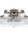 13" Reversible Flush Mount Ceiling Fan