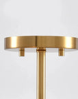 Ella 3-Light 14-Inch Electroplate Golden Semi-Flush Ceiling Light - IPLUS Lighting