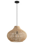 14" Xavier Bohemian Rattan Pendant Light