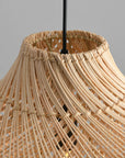 14" Xavier Bohemian Rattan Pendant Light