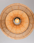 14" Xavier Bohemian Rattan Pendant Light