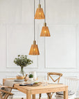 15" Merle 3-Light Island Pendant Light