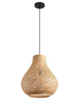 15" Troy Bohemian Bamboo Pendant Light