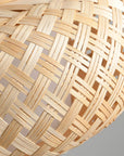16" Yehudi Bohemian Bamboo Pendant Light