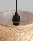 16" Yehudi Bohemian Bamboo Pendant Light