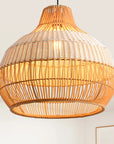 17" Yale Bohemian Rattan Pendant Light