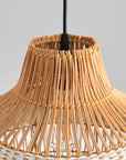 17" Yale Bohemian Rattan Pendant Light
