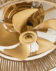 18" Reuben Bohemian Flush Mount Ceiling Fan