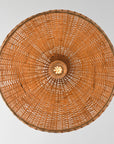 18" Winfred Bohemian Bamboo Pendant Light