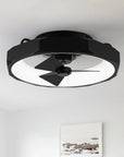 19" Britton Flush Mount Ceiling Fan