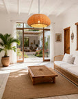 19" Walter Bohemian Rattan Pendant Light