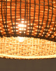 19" Walter Bohemian Rattan Pendant Light