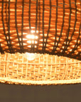 19" Walter Bohemian Rattan Pendant Light