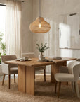 19" Winston Bohemian Rattan Pendant Light