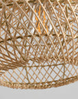 19" Winston Bohemian Rattan Pendant Light