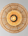 19" Winston Bohemian Rattan Pendant Light