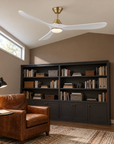 60" Avelor Modern LED Ceiling Fan with Solid Wood Blades