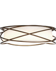 20" Modern Brown LED Flush Mount Ceiling Light - ParrotUncle