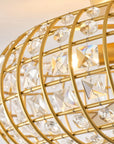 20" Lance Golden Crystal Ceiling Fan