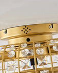 20" Lance Golden Crystal Ceiling Fan
