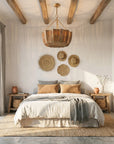 20" Primo Raffia Island Pendant Light