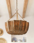 20" Primo Raffia Island Pendant Light
