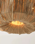 20" Primo Raffia Island Pendant Light