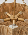 20" Primo Raffia Island Pendant Light