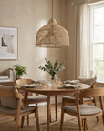 20" Ulysses Bohemian Rattan Pendant Light