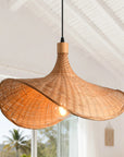 20" Werner Bohemian Bamboo Pendant Light