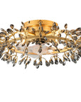 23" Clara Crystal Flush Mount Ceiling Fan