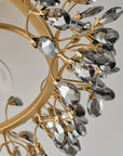 23" Clara Crystal Flush Mount Ceiling Fan
