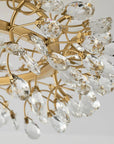 23" Clara Crystal Flush Mount Ceiling Fan