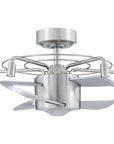 23" Modern Satin Nickel Fandelier