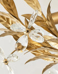 24" Quintion Crystal Ceiling Light