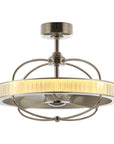27" Crystiron Crystal Ceiling Fan