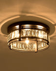 3-Light Modern Crystal Flush Mount Ceiling Light - ParrotUncle