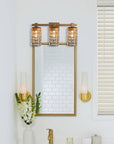 3-Light Modern Golden Wall Light - ParrotUncle