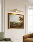Regan 1-Light Vintage Brass LED Vanity Mirror Light