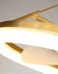 30" Mona Golden Fandelier