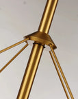 30" Mona Golden Fandelier