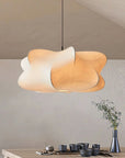 Cloud Pendant Light White Cocoon Silk Fabric